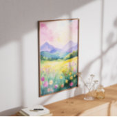 Pastel Dreamscape Vanilla Club Poster