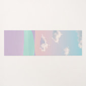 Pastel Dreamscape Yogamatte (Rückseite (Horizontal))