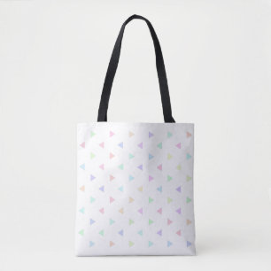 Pastel Dreiecke Muster Multicolor Tasche