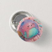 Pastel-Drip-Kawaii-Süßigkeiten-Charakter-Kunst Button (Vorne & Hinten)