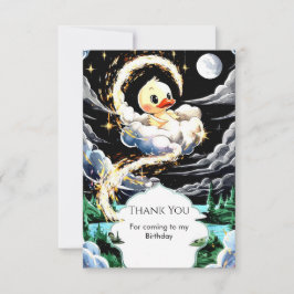 Pastel Duck Birthday Dankeskarte