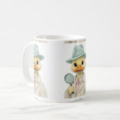 Pastel Duck Detective Kaffeetasse (Vorderseite Links)