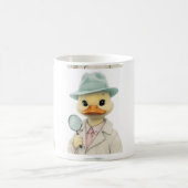 Pastel Duck Detective Kaffeetasse (Mittel)