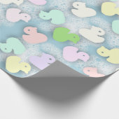 Pastel Ducks - Milchbad Geschenkpapier (Ecke)