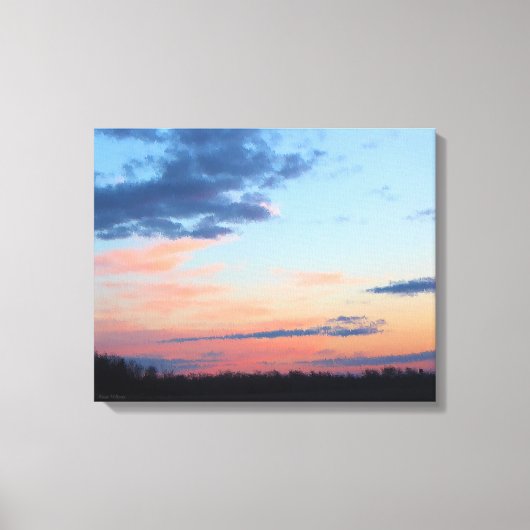 Pastel Dusk - Malerei Leinwanddruck (Vorderseite)