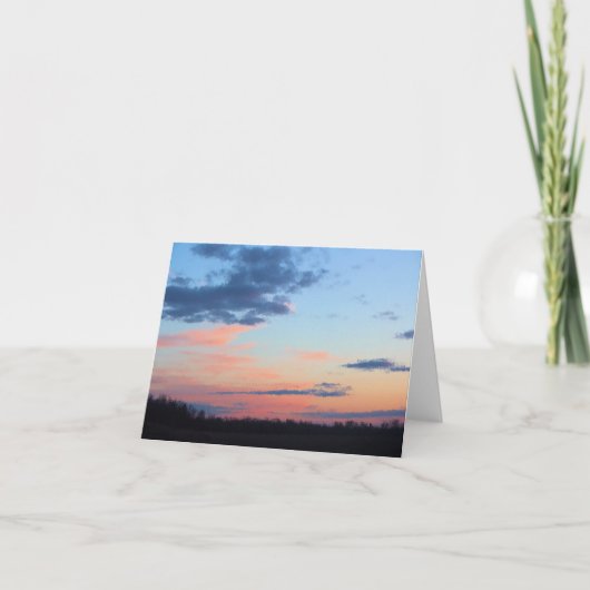 Pastel Dusk Painting Dankeskarte (Vorderseite)