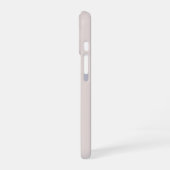 Pastel Dusty Blush Pink Neue Frau Nachname Braut iPhone 16 Hülle (Linke Seite)