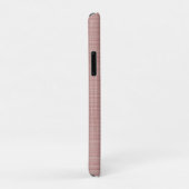 Pastel Dusty Rose Blush Pink Textur Muster Case-Mate iPhone Hülle (Hinten/Rechts)