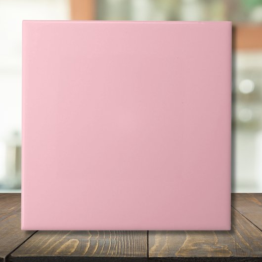 Pastel Dusty Rose Solid Color | Classic | elegant Fliese