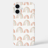 Pastel Earth Tone Boho Regenbogenmuster Case-Mate iPhone Hülle (Rückseite)