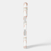 Pastel Earth Tone Boho Regenbogenmuster Case-Mate iPhone Hülle (Rückseite / Rechts)