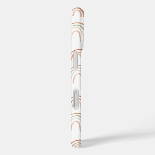 Pastel Earth Tone Boho Regenbogenmuster Case-Mate iPhone Hülle (Rückseite / Rechts)