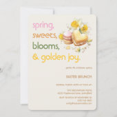 Pastel Easter Brunch Invitation | Spring Party Einladung (Vorderseite)