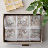 Pastel Easter Bunnies for Shells  Decoupage Seidenpapier (Geschenk)