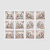 Pastel Easter Bunnies for Shells  Decoupage Seidenpapier (Vorderseite)