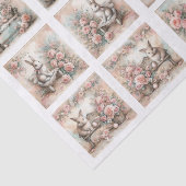 Pastel Easter Bunnies for Shells  Decoupage Seidenpapier (Ausschnitt)