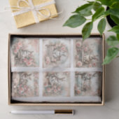 Pastel Easter Bunnies for Shells  Decoupage Seidenpapier (Geschenk)