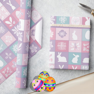 Pastel Easter Bunny Niedlich Giftwrap Geschenkpapier