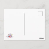 Pastel Easter card Postkarte (Rückseite)