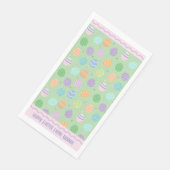 Pastel Easter Egg Set Papp Napkin Serviette (Ecke)
