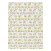 Pastel Easter Eggs & Bunnies Flowers & Butterflies Tischdecke (Vorderseite)