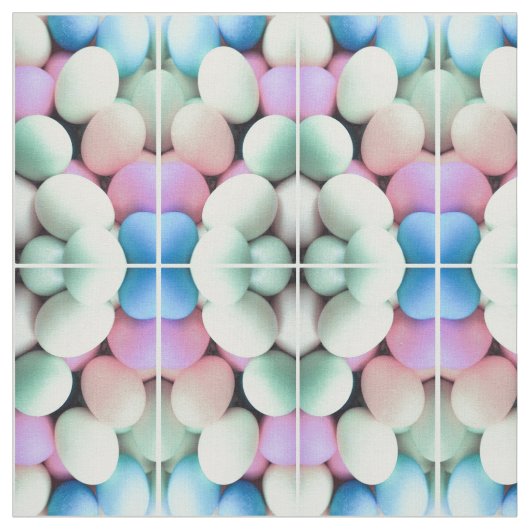 Pastel Egg Basket Fabric Stoff (Muster)