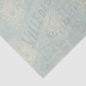 Pastel Eiffel Tower Paris und Script Seidenpapier (Ausschnitt)