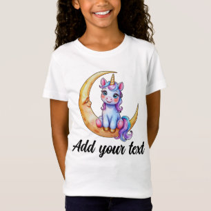 Pastel-Einhorn Mädchen T-Shirt