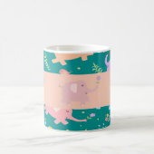 Pastel-Elefanten-Tasse Kaffeetasse (Mittel)
