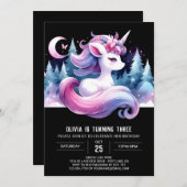 Pastel Elegante Einladung (Vorne/Hinten)