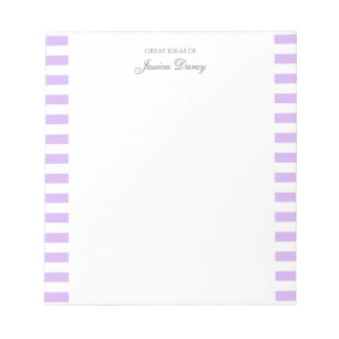 Pastel Elegante Klassische Schrift Große Idee Notizblock