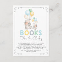 Pastel Elephant Bringen Sie die Book Card Moderner