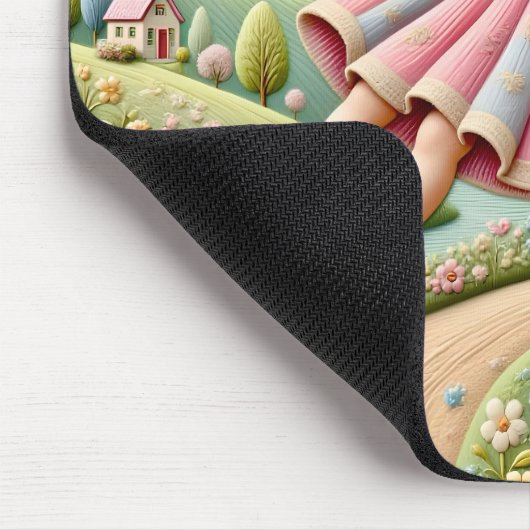 ~ Pastel Embroidery ~ Mousepad (Ecke)