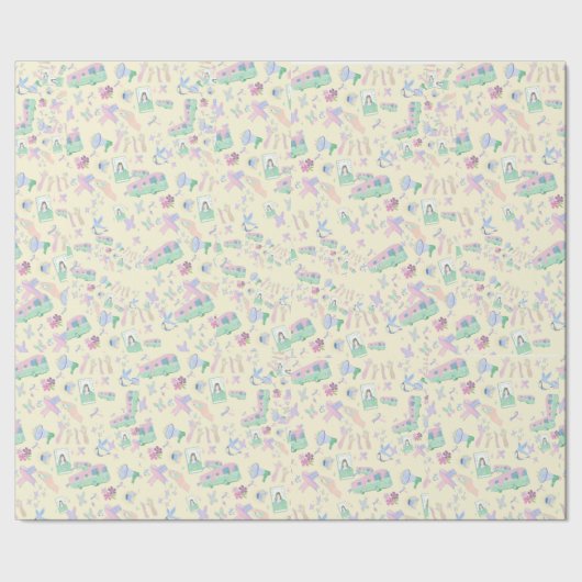Pastel-Empowerment-Geschenkverpackung – Bewusstsei Geschenkpapier (Saum)