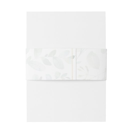 Pastel Eucalyptus Einladungsbanderole (Rückseitenbeispiel)