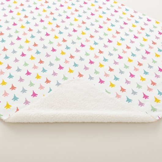 Pastel F-15E Strike Eagle Fighter Jet Custom Sherpadecke (3/4)