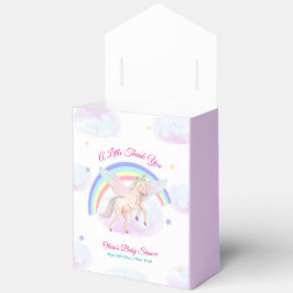 Pastel Fairytale Unicorn Star Rainbow Baby Shower  Geschenkschachtel