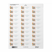 Pastel Fall Barn Return Address Labels (Vorne)