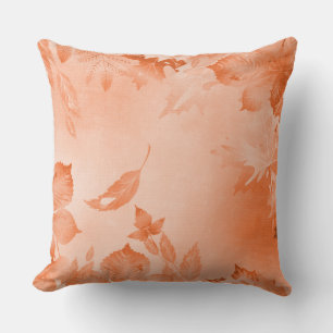 PASTEL FALL ORANGE BLÄTTER KISSEN