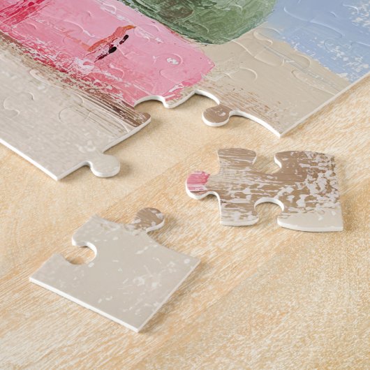 Pastel Fall Pumpkins on Books Wall Art Puzzle (Seite)