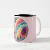 Pastel Fantasy Dome Tasse – Anpassbar (VorderseiteRechts)
