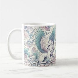 Pastel Fantasy Griffin Kaffeetasse