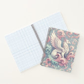 Pastel Fantasy Griffin Notizblock (Innenseite)