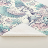 Pastel Fantasy Griffin Sherpadecke (3/4)