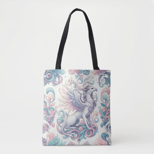 Pastel Fantasy Griffin Tasche (Vorderseite)