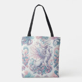 Pastel Fantasy Griffin Tasche (Rückseite)