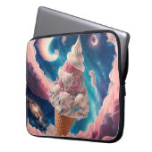 PASTEL FANTASY ICE CREAM CONE LAPTOPSCHUTZHÜLLE (Vorderseite Links)