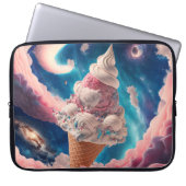 PASTEL FANTASY ICE CREAM CONE LAPTOPSCHUTZHÜLLE (Vorderseite)