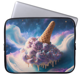 PASTEL FANTASY ICE CREAM CONE LAPTOPSCHUTZHÜLLE