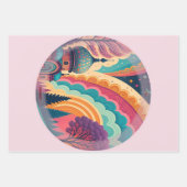 Pastel Fantasy Wrapping Paper Set – Customizable Geschenkpapier Set (Vorderseite)